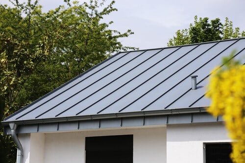 Standing Seam Metal Roof Installation

