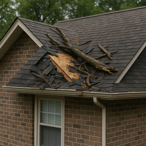 Storm Damage Roof Repair
